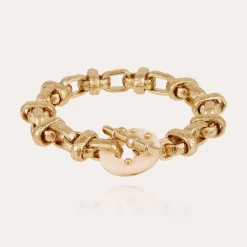 Adrian bracelet acetate gold - Ivory