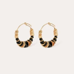 Aloha hoop earrings mini gold