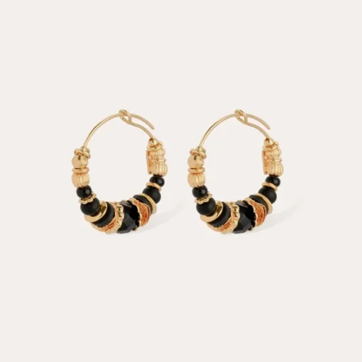 Aloha hoop earrings mini gold