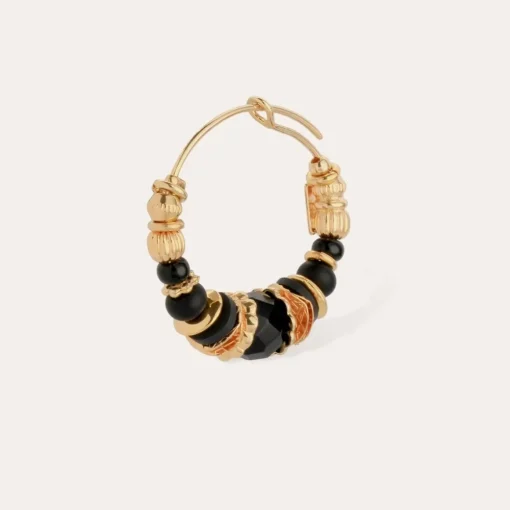 Aloha hoop earrings mini gold