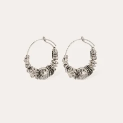 Aloha hoop earrings mini silver