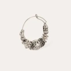 Aloha hoop earrings mini silver