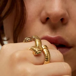 Antigone ring gold - Amethyst - Capsule The Precious