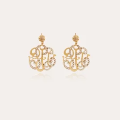 Arabesque earrings small size gold
