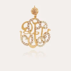 Arabesque earrings small size gold