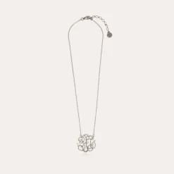 Arabesque necklace small size silver