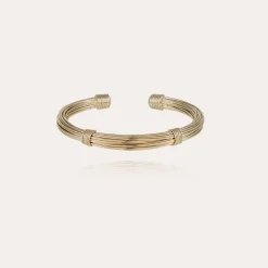 Ariane bangle bracelet very large size gold