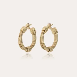 Ariane hoop earrings small size gold