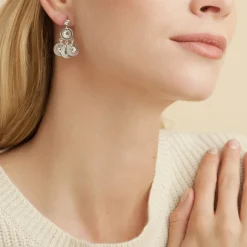 Arlequin earrings silver