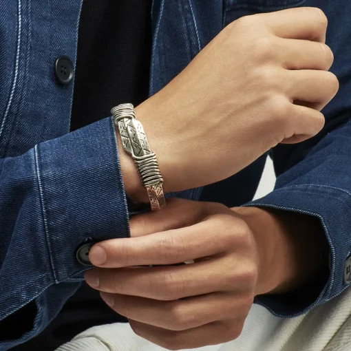 Arrow bracelet silver