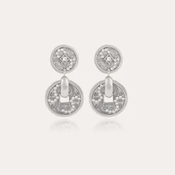 Aurelia strass earrings silver