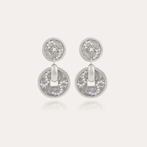 Aurelia strass earrings silver