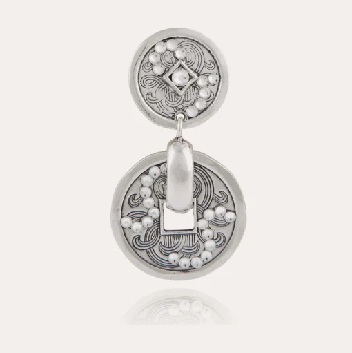Aurelia strass earrings silver