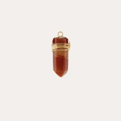 Aventura charms Constantine small size gold - Red Jasper