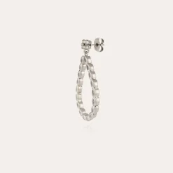 Bibi Riviera earrings silver - Zirconia