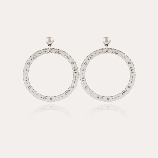 Bolduc earrings small size silver
