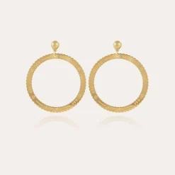 Bolduc earrings small size gold