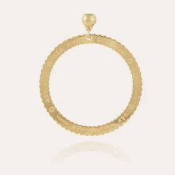 Bolduc earrings small size gold