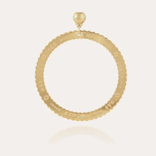 Bolduc earrings small size gold