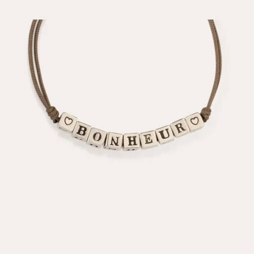 Bonheur bracelet silver