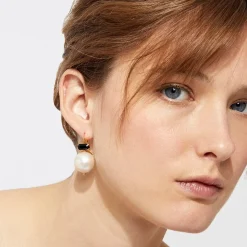 Boucles d'oreilles Décalcia dorées