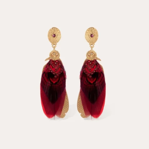 Boucles d'oreilles Sao petit modèle dorées