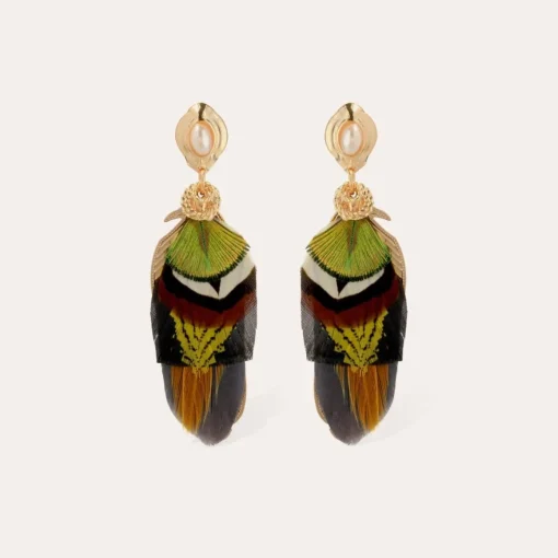 Boucles d'oreilles Sao petit modèle dorées