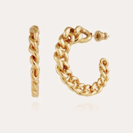 Bronxy hoop earrings gold