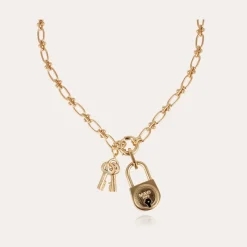 Cadenas necklace gold