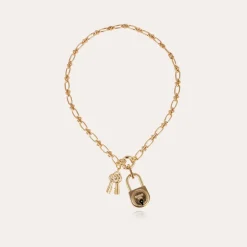 Cadenas necklace gold