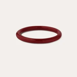 Caftan bracelet acetate gold - Red