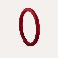 Caftan bracelet acetate gold - Red