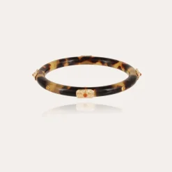 Caftan Meknes bracelet acetate gold - Tortoise