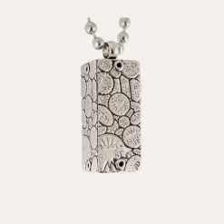 Cage Bozart key ring silver
