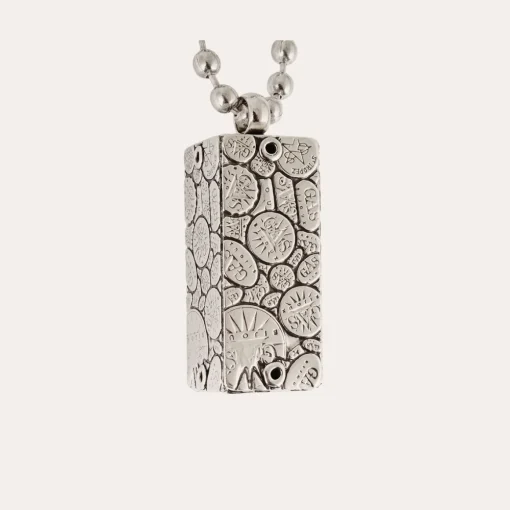 Cage Bozart key ring silver