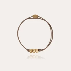 Cailloux bracelet large size gold