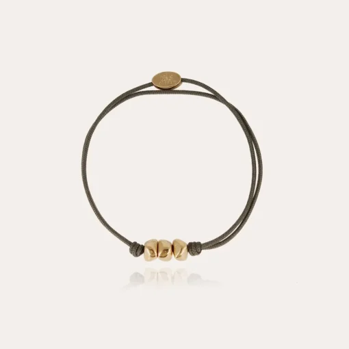 Cailloux bracelet large size gold
