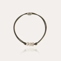 Cailloux men bracelet silver