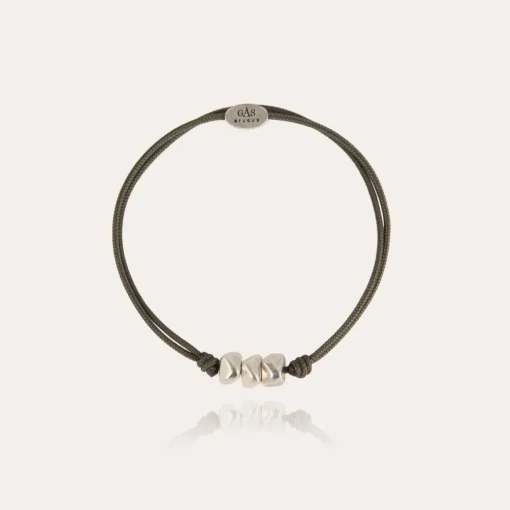 Cailloux men bracelet silver