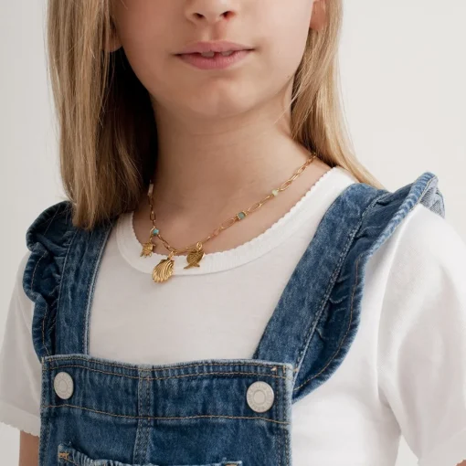 Capucine kids necklace gold