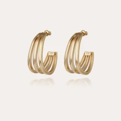 Cerceau earrings gold