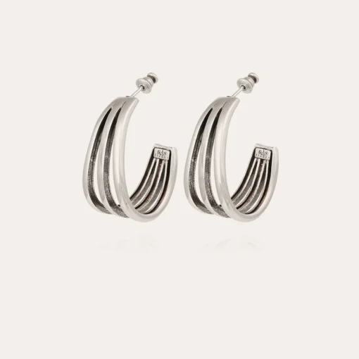 Cerceau earrings silver