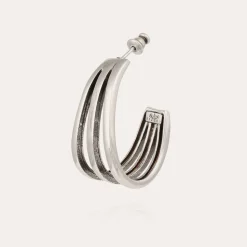 Cerceau earrings silver