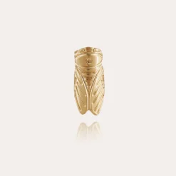 Cigale studs earrings gold