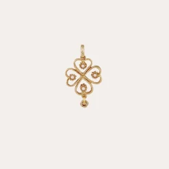 Clover Constantine charms gold