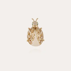 Coccinelle brooch large size gold