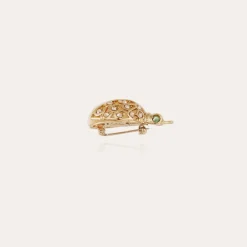 Coccinelle brooch large size gold