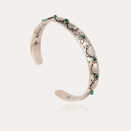 Coki bangle bracelet silver