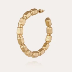 Colombus hoop earrings gold