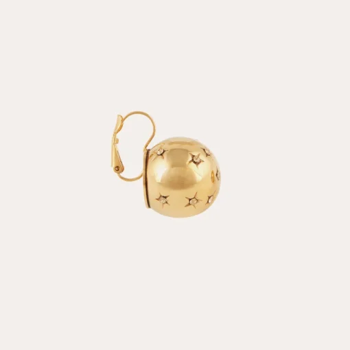 Comète earrings large size gold